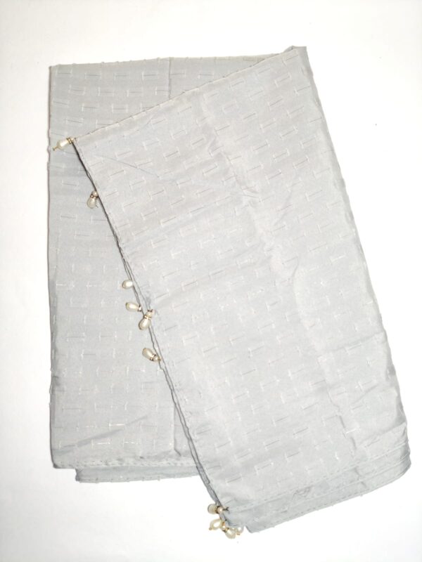 Ash grey textured hijab - hijabshop.in 2