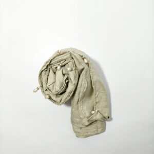 Beige textured hijab - hijabshop.in