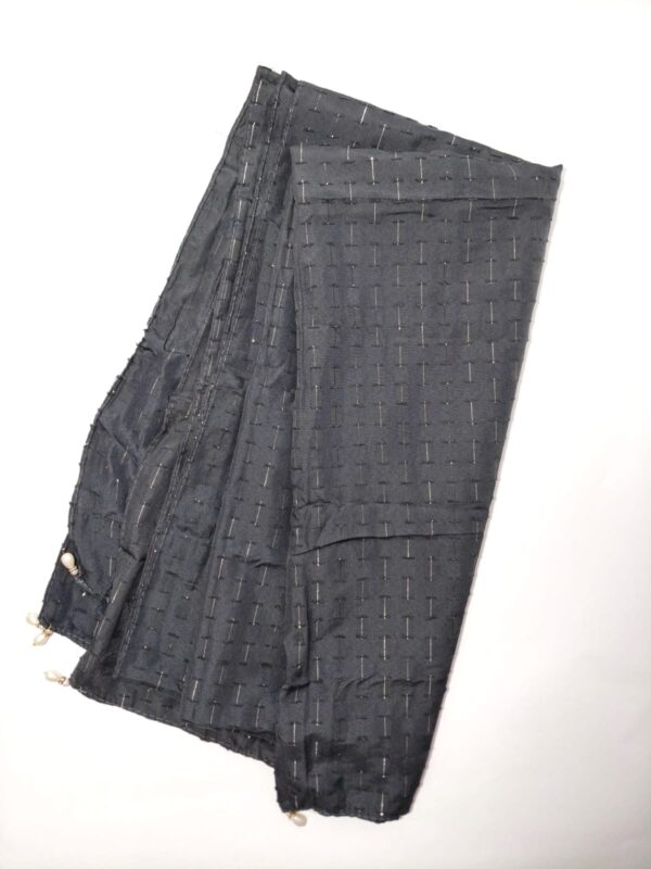 Black textured hijab - hijabshop.in 2