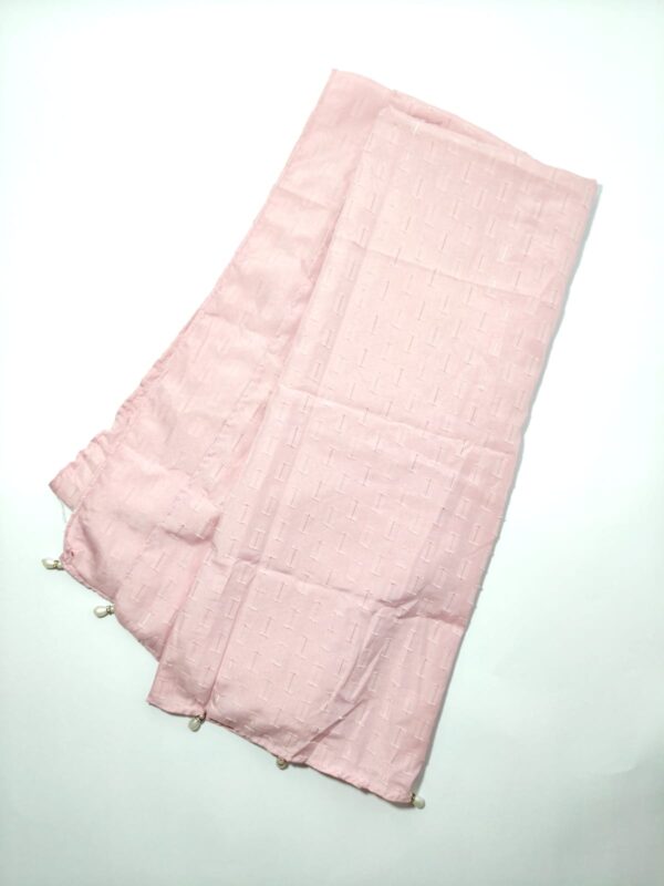Blush pink textured hijab - hijabshop.in 2
