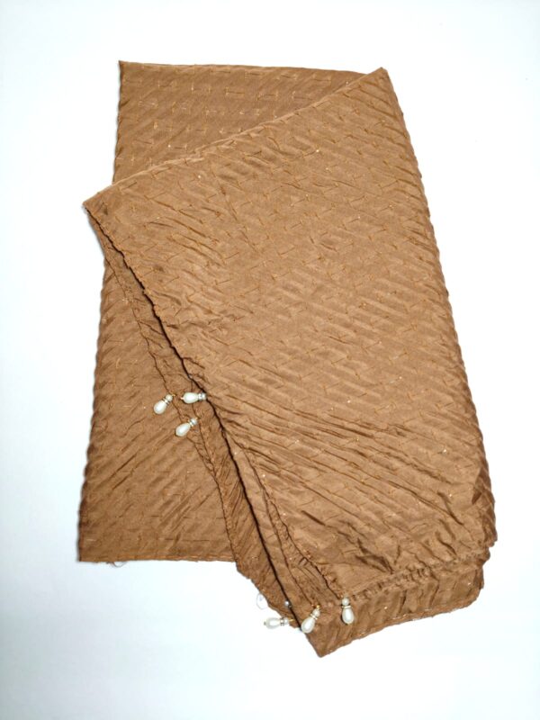 Brown textured hijab - hijabshop.in 2