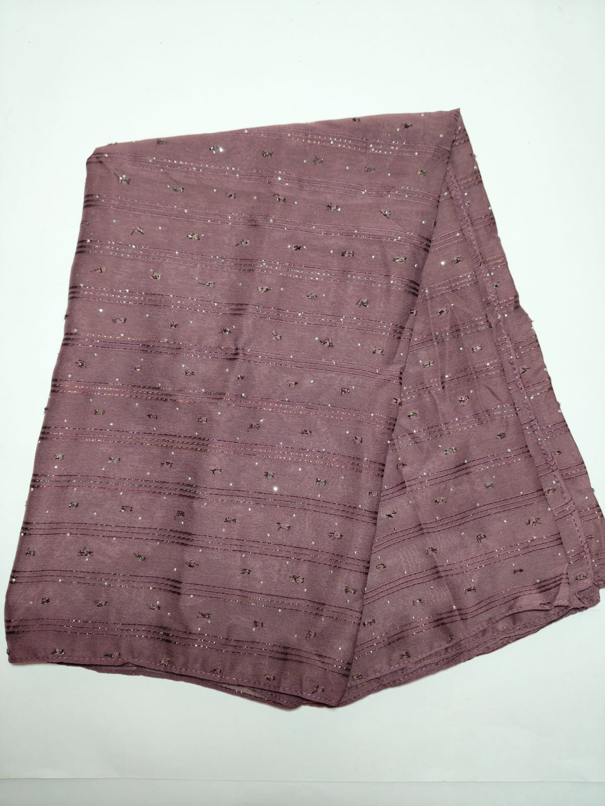 Chocolate brown ministone hijab - hijabshop.in 2