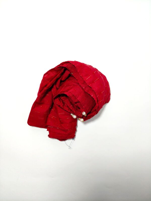 Dark red textured hijab - hijabshop.in