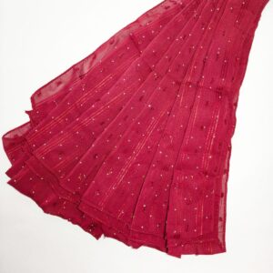Maroon mini stone hijab - hijabshop.in