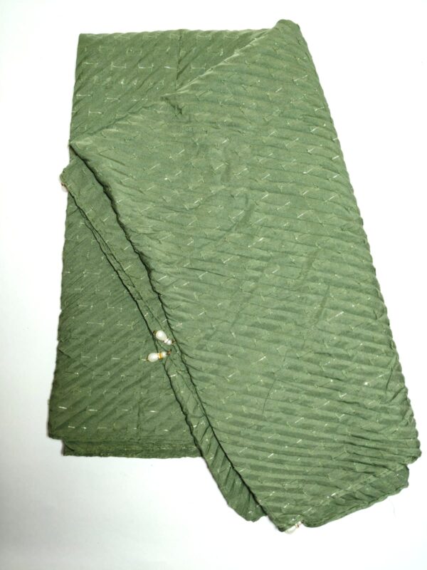 Olive green textured hijab - hijabshop.in 2