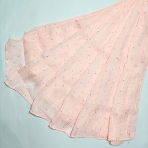 Peach Ministone Crinkled Hijab - hijabshop.in