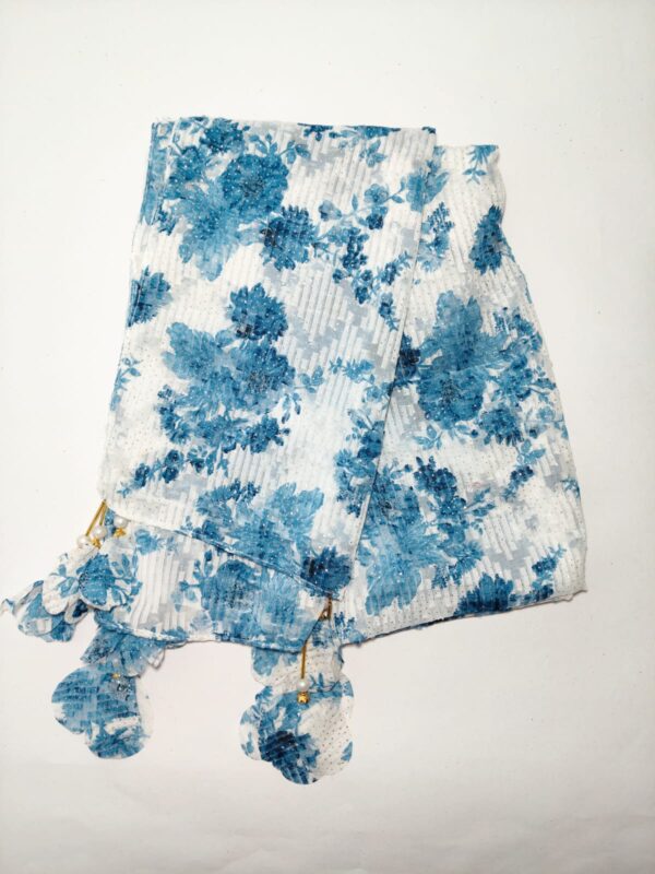 dark blue floral pattern hijab - hijabshop.in 2