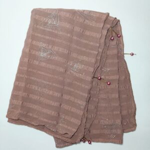 dusty rose crinkled hijab - hijabshop.in
