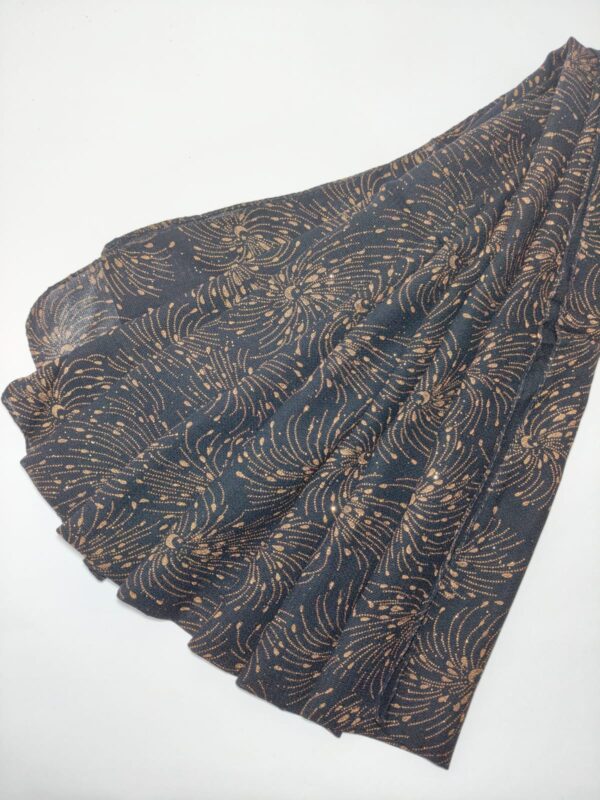 Firework Burst Crinkled Chiffon Hijab glittered black hijab - hijabshop.in