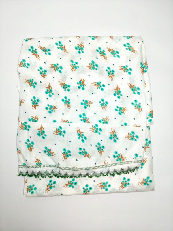 green floral printed namaz dupatta - hijabshop.in