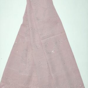 muted lavender with silver rhinestone hijab - hijabshop.in