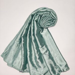 sea green satin hijab - hijabshop.in