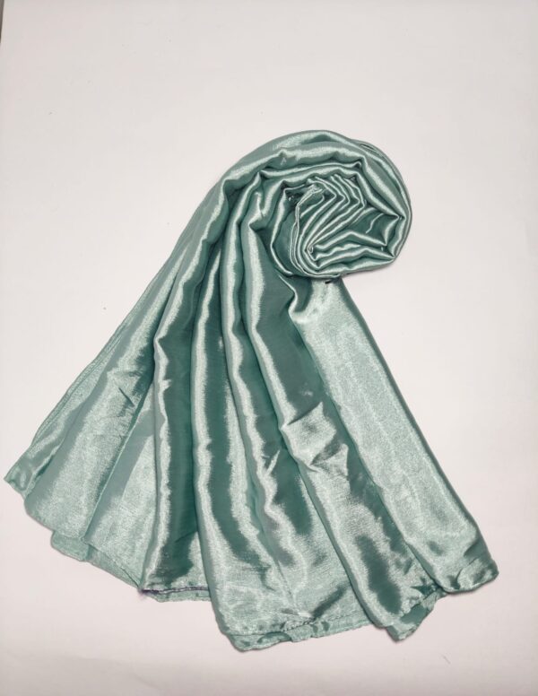 sea green satin hijab - hijabshop.in
