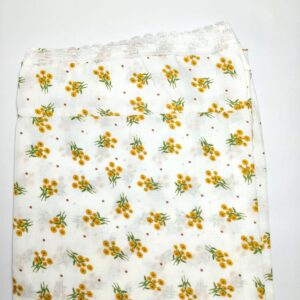 yellow floral printed namaz dupatta - hijabshop.in