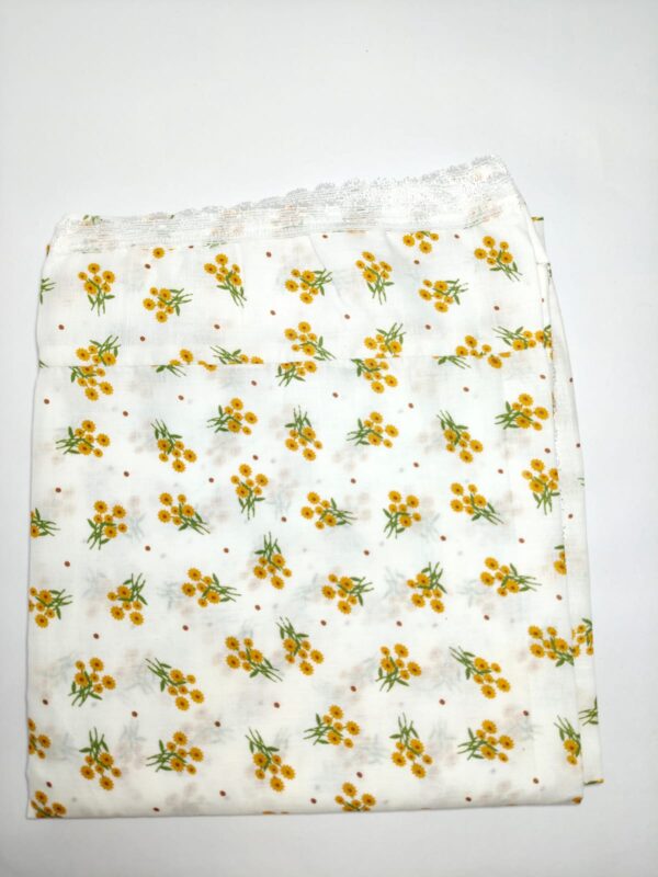 yellow floral printed namaz dupatta - hijabshop.in